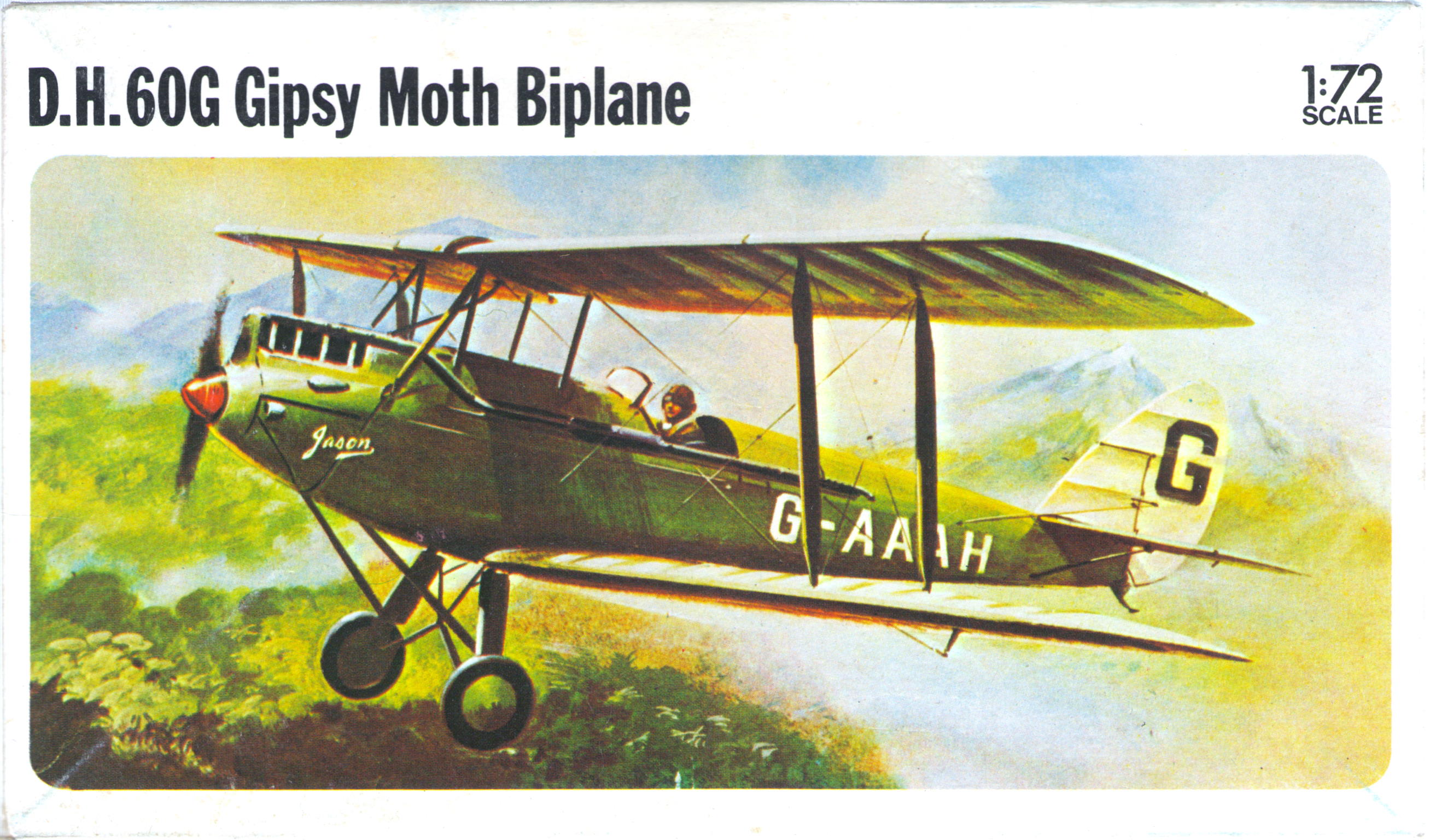 Верх тестовой коробки F169 D.H.60G Gipsy Moth biplane